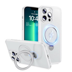 Magic John phone13 pro P[X   X^ht B[ MagSafeΉ CX[d iphone13pro P[X ~ ϏՌ Jی TPUt[ Yɂ zRtɂ gуP[
