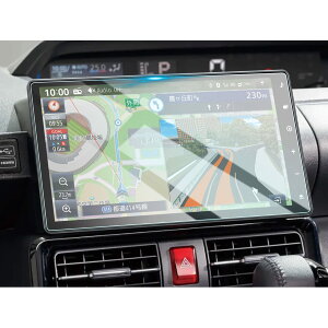 HUAHAO 強化ガラス ダイハツ NMZN-Z73DS/NMZN-Z72DS専用 新型カーナビ タフト ナビ 10 インチ 保護フィルム ディスプレイ ムーヴキャンバス フィルム 超音波研磨技術 汚れ防止 9H キズ防止 貼付簡単 タ