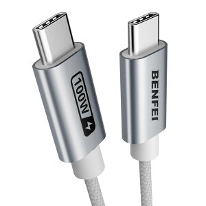 BENFEI }[d 1M USB Type CP[uy100W/5A VRfލ̗piCґgz E-marker`bv f[^] iPhone 15 /MacBook Pro 2023/iPad Pro 2023/iPad Air 4/Samsung Galaxy S23+/S23^CvCfoCXɑΉ 