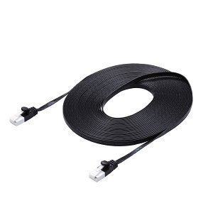 GR LANP[u CAT6A 10m c܂Ȃ ܐ܂h~RlN^ X[p[tbg ubN ECLD-GFATBK100