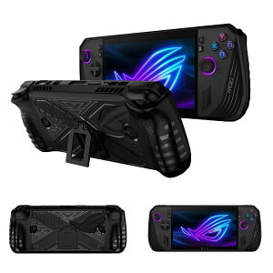 ROG ALLY X �p�P�[�X�J�o�[ �X�^���h�t�� ROG ALLY X�Ή��yNOUKAJU�z�ی�J�o�[ �_�炩���V���R�[���f�� ���h�~ �S�ʕی� �ϏՌ� �y�� ���M�݌v ����~ ROG ALLY X �p �ی�P�[�X (�u���b�N)