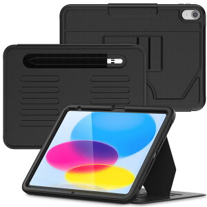 Timecity iPad 10 P[Xi2022fj 10.9C`p ϏՌ 5iKu X[v/EFCN@\ TPUf PUU[ J[h[ y[  SیJo[ iPad 10 (ubN) iK