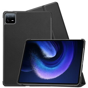 FOR Xiaomi Pad 6 11�C���` �p�� �O�܃P�[�X �蒠�^ �X�}�[�g�P�[�X �}�O�l�b�g���� �I�[�g�X���[�v�@�\ FOR Xiaomi Pad 6 11�C���` �p�� PU���U�[�J�o�[ �X�^���h�@�\�t�� �Ռ��z�� �y�� ���^ �S�ʕ�