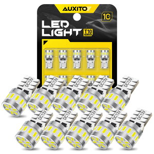 AUXITO T10 LED5{邳AbvzCg  T10 LED|WVv io[ [v ϋv ɐ 3014LEDfq6500K DC12V 10