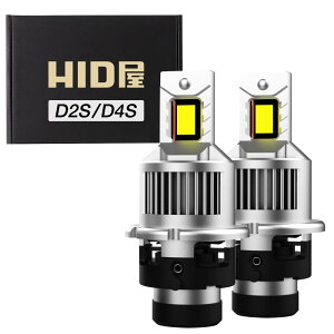 HID�� D4S 19300cd(�J���f��) LED �w�b�h���C�g ���� �|���t�� �z���Ȃ� 12V 6500K �t�@���t�� ���H�s�v DS�V���[�Y