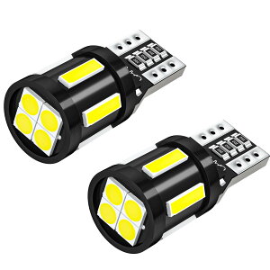 SUPAREE T10 LED ���� �z���C�g �|�W�V���������v 2�� �L�����Z���[���� 10�ASMDLED�f�q 30000���Ԏ��� 12V ���[�������v/�X���[�������v/�N���A�����X�����v