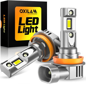 OXILAM h11 led wbhCԌΉ  nQTCY hi/loؑ 20000LM zCg 6500k ]Ét@ OdM IP68h LED`bv mCYR̔3Nۏ - Q36H11