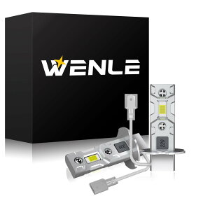 WENLE(EG) RpNg H3 H3a led tHOv gbN 6000KzCgVԌΉ 12V/24Vp Px 5000LM 26W t@X tHO h3 V[gou É E2{