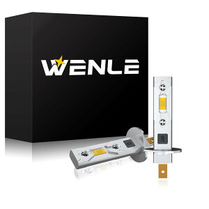 WENLE(EG) RpNg H1 led tHOv 3000K CG[ VԌΉ 12V/24Vp Px 5000LM 26W t@X tHO h1 V[gou É E2{