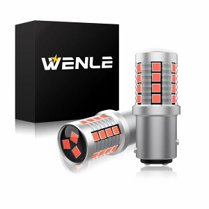 WENLE(�E�G����) ����S25 led �_�u�� ���b�h �e�[�������v �u���[�L�����v ������������3030LED�`�b�v���� DC12V�ԗp �X�g�b�v�����v ���E��2�{����