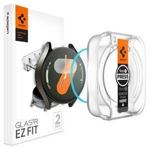Spigen Galaxy Watch7 (40mm) p Sʕی KXtB \tLbgt ی EZ Fit tB tJo[ 2 AGL08494