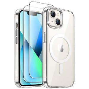 JETech 3 in 1 iPhone 13 6.1 C`p }Olbg P[X 2KXtBt MagSafeΉ ϏՌop[ X}zJo[ (NA)