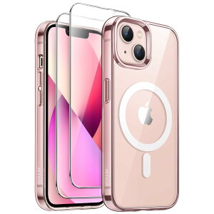 JETech 3 in 1 iPhone 13 6.1 C`p }Olbg P[X 2KXtBt MagSafeΉ ϏՌop[ X}zJo[ (sN)