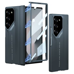 OURJOY Galaxy Z Fold6 P[X ̌^KXtBt Samsung MNV[Z Fold6 / SC-55E p Jo[ CqWی JYی Z tH[h6 X}zP[X y ^ ϏՌ CX