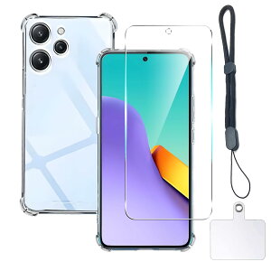 Ή Xiaomi Redmi 12 5G P[X NA P[X Xiaomi Redmi12 5G Jo[ TPU یP[X Jo[w + KXtB tB {Ɏq tB KX dx9H ߗ Uh KX