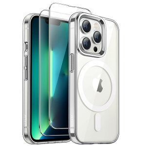 JETech 3 in 1 iPhone 13 Pro 6.1 C`p }Olbg P[X 2KXtBt MagSafeΉ ϏՌop[ X}zJo[ (NA)