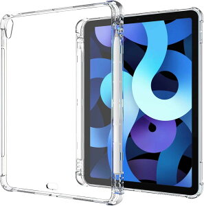[BOEN]For iPad Air 11 C` M2 (2024)AiPad Air 5/4 P[X (10.9C`A2022/2020fA5/4p) \tgTPU  ϏՌ Jo[ Pencil[\ [ds