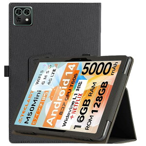 For Teclast M50 mini �P�[�X �ی�P�[�X�yBAOLINTX�z�X�^���h�@�\ �p�x���� ����PU ���U�[ �C�菝�h�~ ���C�z�� �S�ʕی�^ �ی�P�[�X Teclast M50 mini �^�u���b�g �J�o�[ �P�[�X (�u���b�N)