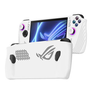 For ASUS ROG Ally P[X یP[XyZENGZOUZz Sʕی _炩VR[ Jo[ EȒP yʂőϋv ϏՌیP[X ASUS ROG Ally p Jo[ (zCg)