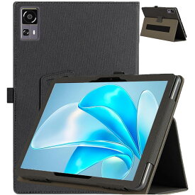 For CHUWI HiPad 11 ケース カバー【HNWEIWEI 】 360°全面保護 二つ折りスタンド多視角調整 ペンホルダー付き 磁気吸引 全面保護型 擦り傷防止 耐汚れ 持ち運びに便利なハンドストラップがあり CHUWI HiPad 11 タブレットカバー（ブラック）