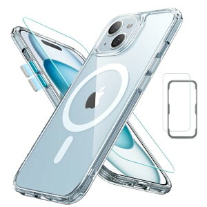 �y�ČRMIL�K�i�EMagsafe�Ή��zESR iPhone 15 �P�[�X ���C�����X�[�d�Ή� �ϏՌ� [ �����Y�t�B����&�K���X�t�B�����t��] iPhone15 �P�[�X ���΂ݖh�~ �A�C�t�H��15 �P�[�X �Ή� ���C �X�}�z�P�[�X Classic