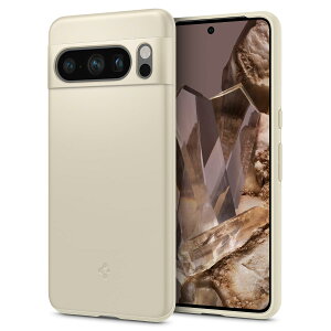 Spigen Google Pixel8 Pro �P�[�X �ɔ� �����Y�ی� �C�菝�h�~ ���^�J�o�[ �y�� �w��h�~ �V���v�� �}�b�g�d�グ ���C�����X�[�d�Ή� �V���E�t�B�b�g ACS06328 (�~���[�g�E�x�[�W��)