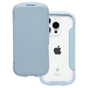 iFace Reflection iPhone 15 Pro �P�[�X �蒠�^ �N���A�P�[�X (�y�[���u���[)�y �A�C�t�F�C�X �X�}�z�P�[�X �ϏՌ� iphone15pro �A�C�t�H��15�v�� �蒠 �_�C�A���[�P�[�X �J�[�h���[ �|���J�[�{�l�[�g �z
