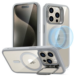 �y�f�U�C����܃V���[�Y�I�zESR iPhone 15 Pro �P�[�X MagSafe�Ή� �B���X�^���h �����\ ���C�����X�[�d�Ή� �ČRMIL�K�i �ϏՌ� ���h�~ �y�� �X�}�z�P�[�X ���������x ��phone15pro �P�[�X 6.1�C���` 