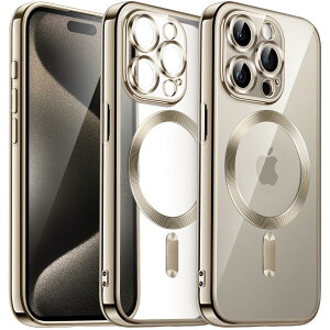 JETech iPhone15ProMax 6.7C`p(15 Pro Max) \tgNAP[X JYSی MagSafeCX[dΉ ϏՌ dCbLTPUJo[ (i``^jE)