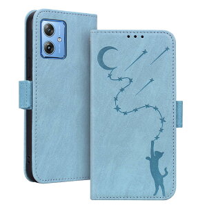 Moto G64 5g ケース モトローラ モト G64 ケース スマホケース moto g64y カバー 手帳型 スタンド機能 moto G54 Power 5G ケース マグネット カード収納 全面保護 可愛い 猫柄 柔らかいTPU Motorola moto g64 / g64