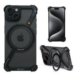 Hacray iPhone15 p op[P[X 360°] MagsafeOX^h [ A~jEf Ռh~ ϋv MagSafeΉ h~ X}zObv ] HR26881i15 ubNyKiz