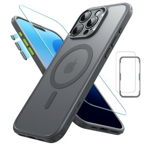 ESR iPhone 16 Pro �P�[�X (4 in 1) �Z�b�g �������}�b�g�P�[�X �X�N���[���ی�t�B�����t�� MagSafe�Ή� �R���ی�K�i�ی�� Classic�V���[�Y �t���X�g�O���[