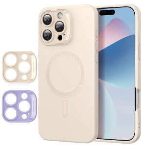 ESR iPhone 16 Pro P[X MagSafet }Olbg[dΉ 炩EXȃVRP[X ϏՌ tXN[Jی h~ \tg}CNt@Co[CjO CloudV[Y Cg