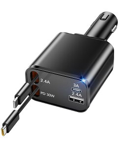 QUVFHE VK[\Pbg USB PD30W  4in1  [d J[`[W[ }[d ԍڏ[d dی 80cm CgjO/Type-C P[u/USB |[g 4䓯[d Compatible with iPhone 16/15/14/13/12/iPad