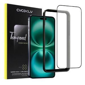 CYCOKLY iPhone 16p KXtB A`OAi6.1C`jQ[ یtB 2.5D {fވɎq ˖h~ wh~ CA KChgt ACtH16 KX