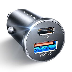 yߘa6N VK[\Pbg }[dzLISEN VK[\Pbg 2|[g USB & USB C PD65W+QC30W PPS/}[d/S y Type C J[`[W[ 12V/24V ԑΉ USB ԍڏ[d iPhone16 15/14V[Y Galaxy