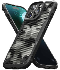 �yRingke�ziPhone 16 Pro �P�[�X FUSION-X PC+TPU ���΂݂ɂ��� �ω��� �����h�~ �ϏՌ� ����~�� �ČRMIL�K�i�擾 �X�}�z�P�[�X �X�}�z�J�o�[ �A�C�t�H��16�v�� (�X�g���b�v�z�[������) - Camo Black