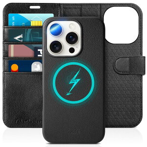 TUCCH iPhone16 Pro Ή P[X 蒠^ 2 in 1  ACtH[16v 蒠P[X O\ J[h[ [RFIDubLO] uX^h@\ PU Ռz ACz16vgуP[X 202