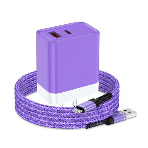 急速充電器 タイプc 充電ケーブル*0.9M付き タイプc 充電器 (USB-A&USB-C 2ポート/20W PD3.0/PSE認証) c コンセント ac充電器 cコード iPhone 16充電ケーブル iPhone16シリーズ、 Galaxy A35 S24 Ultra A55、Motorola Mot
