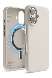 �yelago�z iPhone 16 �Ή� �P�[�X MagSafe �Ή� �V���R�� �ϏՌ� �X�}�z�P�[�X �w�� �h�~ �T���T�� �}�O�Z�[�t �V���R���P�[�X [ iPhone16 �A�C�t�H�� 16 �Ή� ] MAGNETIC SILICONE CASE �X�g�[��
