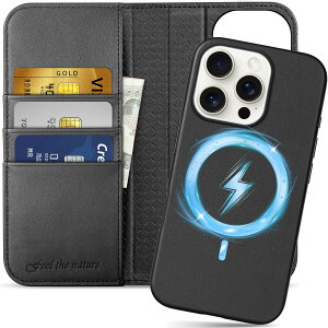 SHIELDON iPhone 16 Pro Ή蒠^P[X 2in1 {v OR ӂ 16 v gуJo[ Ռz J[h[ uX^h@\ }Olbg [RFIDubLO] Sʕی AC