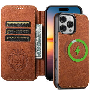 JCGOOD iPhone 16 Pro Max P[X 蒠^ MagSafeΉ phone16 Promax P[X }OZ[t CX[dΉ J[h[ ACtH16 v}bNX Jo[ 蒠 X^h@\ z^ J[h }Ol