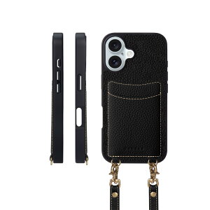 COGURE RO iPhone16Plus P[X V_[Xgbv {v J[h[ h~ ϏՌ Mtg{bNXt COPGCS ubNyBlackz