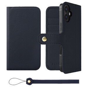 HANATORA iPhone16Plus �P�[�X �蒠�^ �{�v �X�}�z�P�[�X �X�}�z �X�^���h �X�g���b�v �t�� �V�������N�J�[�t���U�[ �M�t�g �x���g���� �}�O�l�b�g�Ȃ� �l�C�r�[ H0XB-16Plus-Navy
