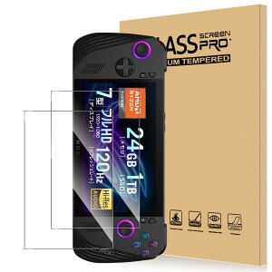 For ROG Ally X �t�B���� �ی�t�B���� �����K���X �����ߗ� �����x�^�b�` �d�x9H �w��h�~ Greerass �C�A�h�~ �������� �ϏՌ� �\��t���ȒP �t���ی� ������U�h�~ ASUS ROG Ally X RC71L 7�C���` �Ή��t