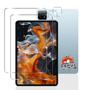 �p Xiaomi Pad 6 / Xiaomi Pad 6 Pro ��p 11�C���` �K���X�t�B���� 2�� + �J�����t�B���� 2�� �y���Y���Ɏq�f�ށz �p �V���I�~ Pad6/Pad6 Pro �����K���X �t�B���� �S�ʕی� �p Xiaomi Pad6 �^�u���b�g �ی�