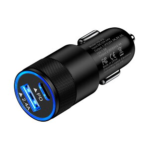 Vedfoad VK[\Pbg usbyPD18W+QC2.4AzVK[\Pbg }[d VK[\Pbg USB Ausb c VK[\Pbg 2䓯[d  [d ^ J[`[W[ type-c 12V-24VԑΉ ԗp [diPhone16
