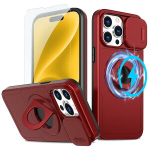 JSCOMYAP iPhone 16 Pro pP[X MagSafeΉ CX[dΉ, phone16pro nCubhC X}zP[X+ iphone16pro ? KX t tB }Olbg u@\O X^h ϏՌ C