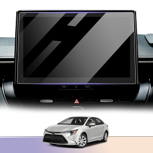 LUWU 新型カローラクロス・カローラシリーズ 10.5インチナビ専用強化ガラス保護フィルム 10.5インチディスプレイオーディオPlusに適用 9H 高感度タッチ キズ・汚れ・気泡防止 貼付簡単 保護フ