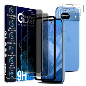 �Ή� Google Pixel 8A �K���X�t�B���� �`�����h�~ �y���Y���Ɏq�f�ސ�?2���̂������h�~ �t�B����+2���J���������Y�t�B����+�K�C�h�g�t���zGoogle Pixel 8a �ی�t�B���� �̂������h�~ �O�[�O���s�N